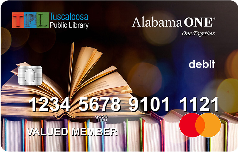 AO Debit Card Tuscaloosa Public Library