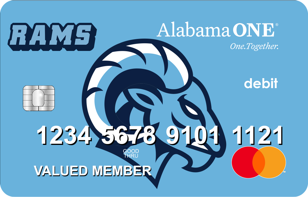 AlabamaONE & ARECU MasterCard Debit Card Northside