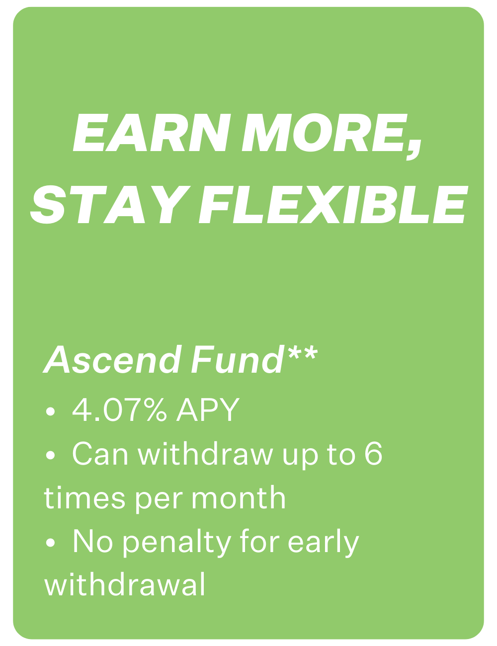 Membership has its Advantages - Earn More